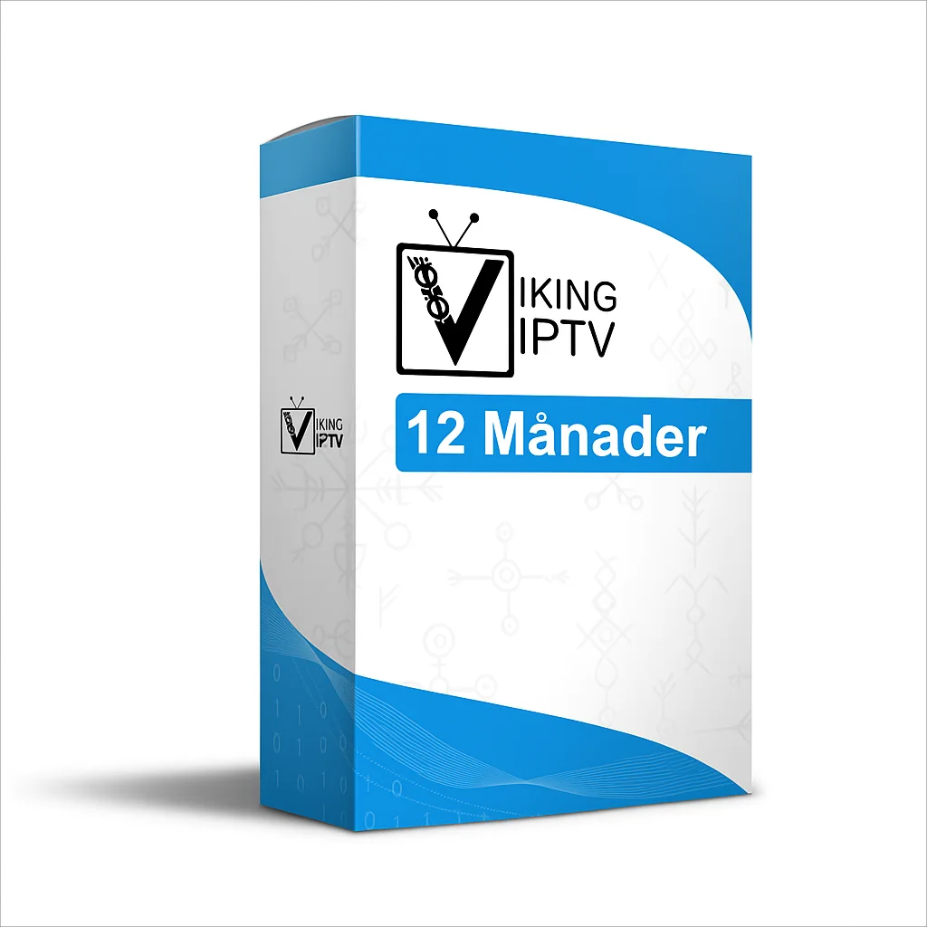 12 Månader IPTV Med VIKING IPTV